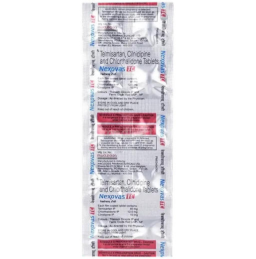 nexovas tc 40/10/12.5mg tablet 10's